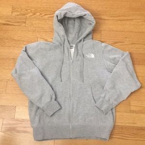 Men’s North Face full zip sweatshirt